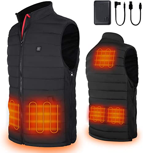 Photo 1 of Hoson Heated Vest ,Electric Lightweight Heated Vest For Men Women,Skating for Heated Jacket/Sweater/Thermal Underwear Battery SIZE LARGE