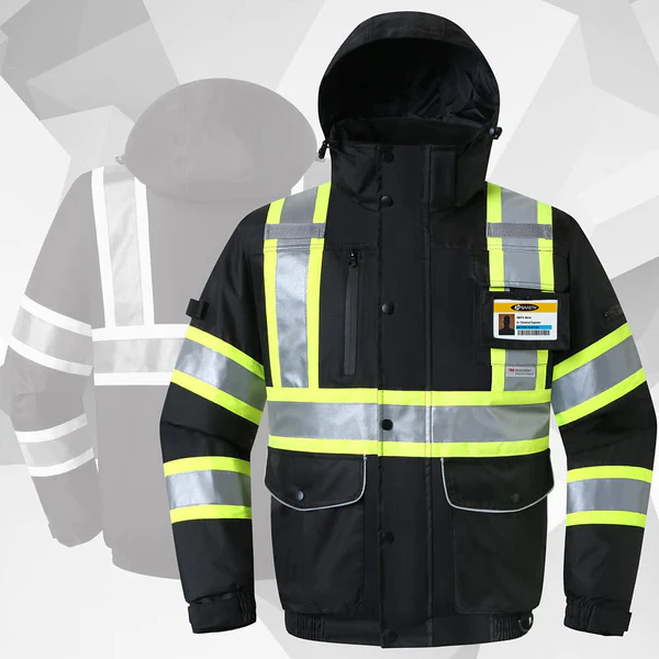 Photo 1 of JKSafety 10 Pockets Waterproof Hi-Vis Reflective Winter Bomber Jacket (JK118)
SIZE 2XL