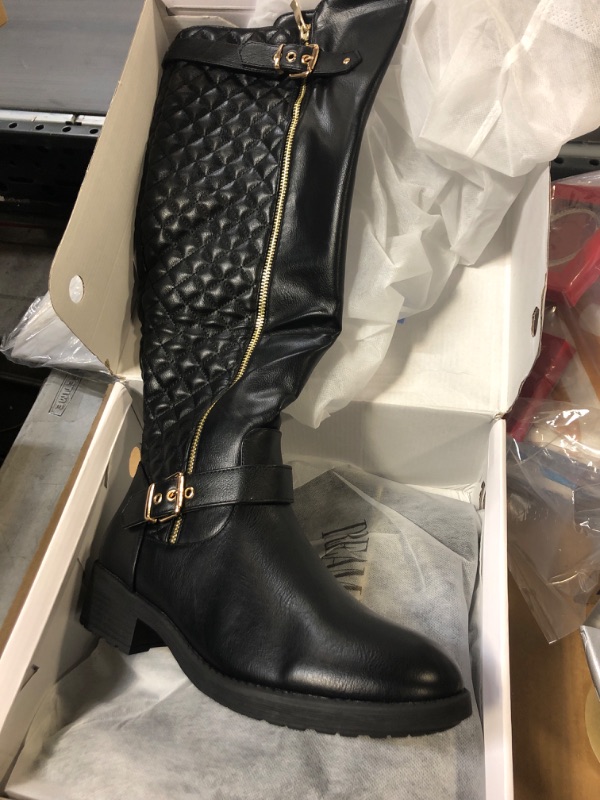 Photo 1 of 11--DREAM PAIRS Women's Knee High Riding Boots Utah-black