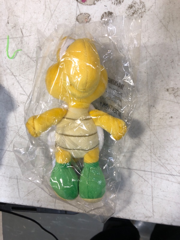 Photo 2 of Little Buddy Super Mario All Star Collection 1425 Koopa Troopa Stuffed Plush, 7",Multi-Colored