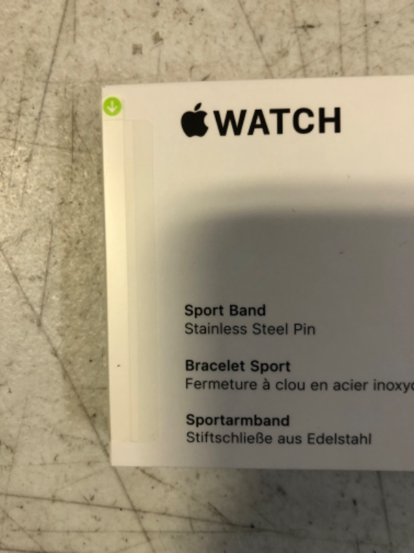 Photo 4 of Apple Watch SE (2nd Gen) [GPS 40mm] Smart Watch w/Silver Aluminum Case & White Sport Band - M/L. Fitness & Sleep Tracker, Crash Detection, Heart Rate Monitor, Retina Display, Water Resistant Silver Aluminium Case with White Sport Band 40mm 40mm M/L - fits