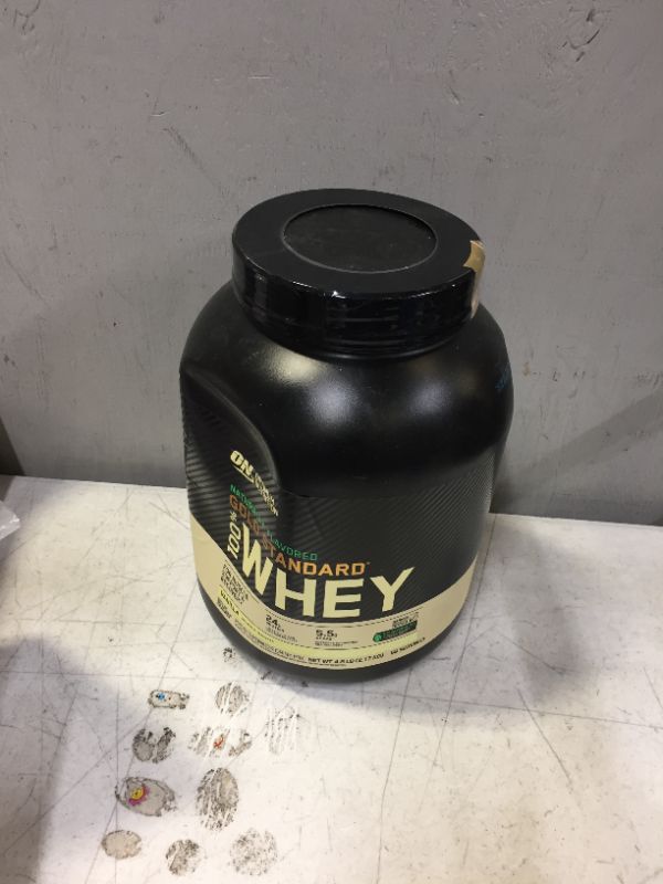 Photo 2 of Optimum Nutrition Gold Standard 100% Whey Protein Powder, Naturally Flavored Vanilla, 4.8 Pound (Packaging May Vary) Whey Protein Vanilla 68 Servings (Pack of 1) (BB MAY 2022)