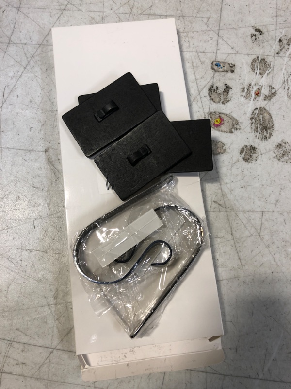 Photo 1 of 6 Pieces Christmas Stocking Hanger Holder Christmas Fireplace Hooks Metal Fireplace Holder Hanger Metal Socking Holders with Chalkboard for Xmas Mantel Stocking and Garland (Bronze)