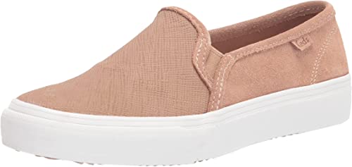 Photo 1 of Keds Women's Double Decker Perf Suede New Sneaker LIGHT BROWN  SIZE 8  -- LITTLE DIRTY --
