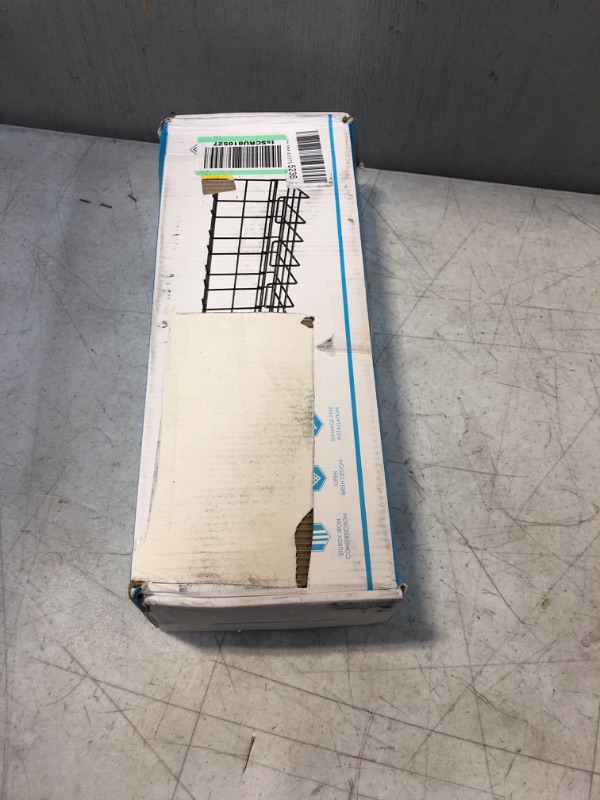 Photo 1 of 2 Packs Large Under Desk Cable Management Tray - Yecaye Clamps Install No Drill to Desk Cable Rack - No Damage to Tables - Desk Cord Organizer - Sturdy Metal Cable Management Tray for Office Home  -- OPEN BOX, PARTS POSSIBLY MISSING --
