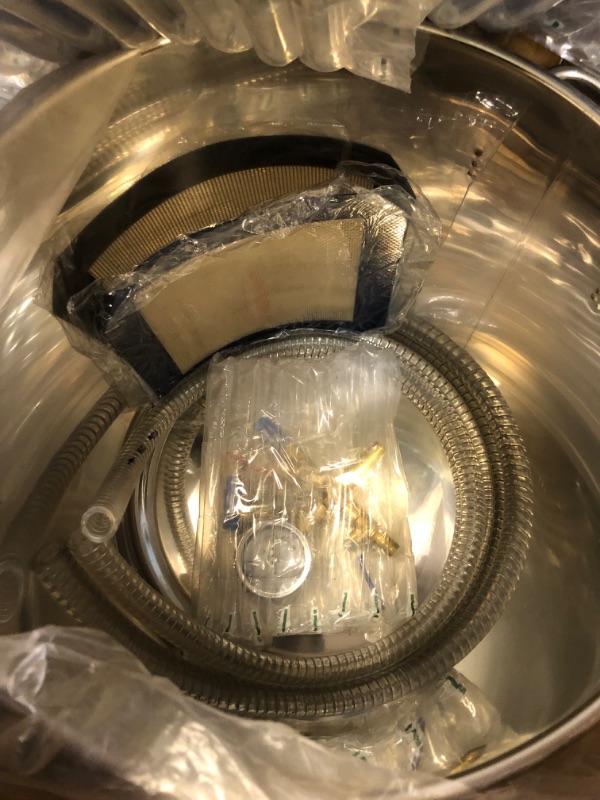 Photo 3 of 5 Gallon Vacuum Chamber, Tempered Glass Lid Stainless Steel Degassing Chamber Perfect for Stabilizing Wood, Degassing Silicones, Epoxies and Essential Oils