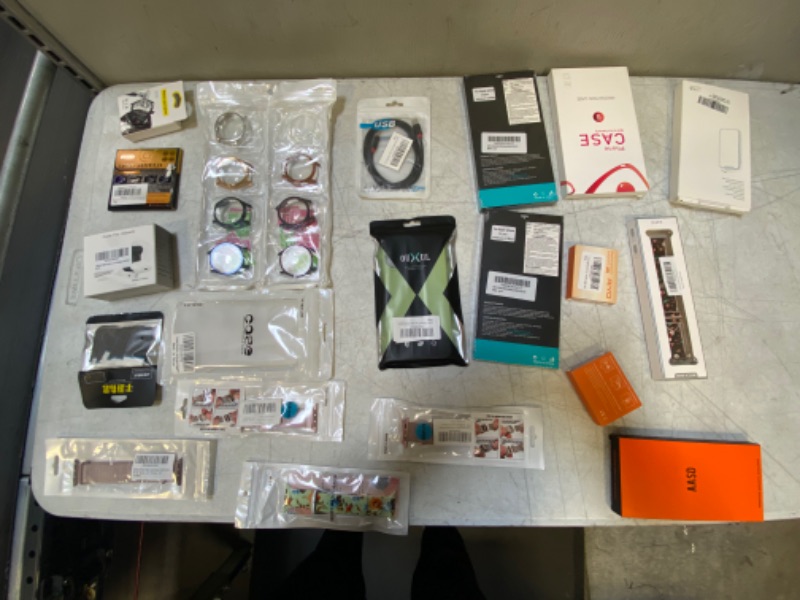 Photo 1 of 20 PC MISC BAG OF PHONE AND WATCH ACCESSORIES