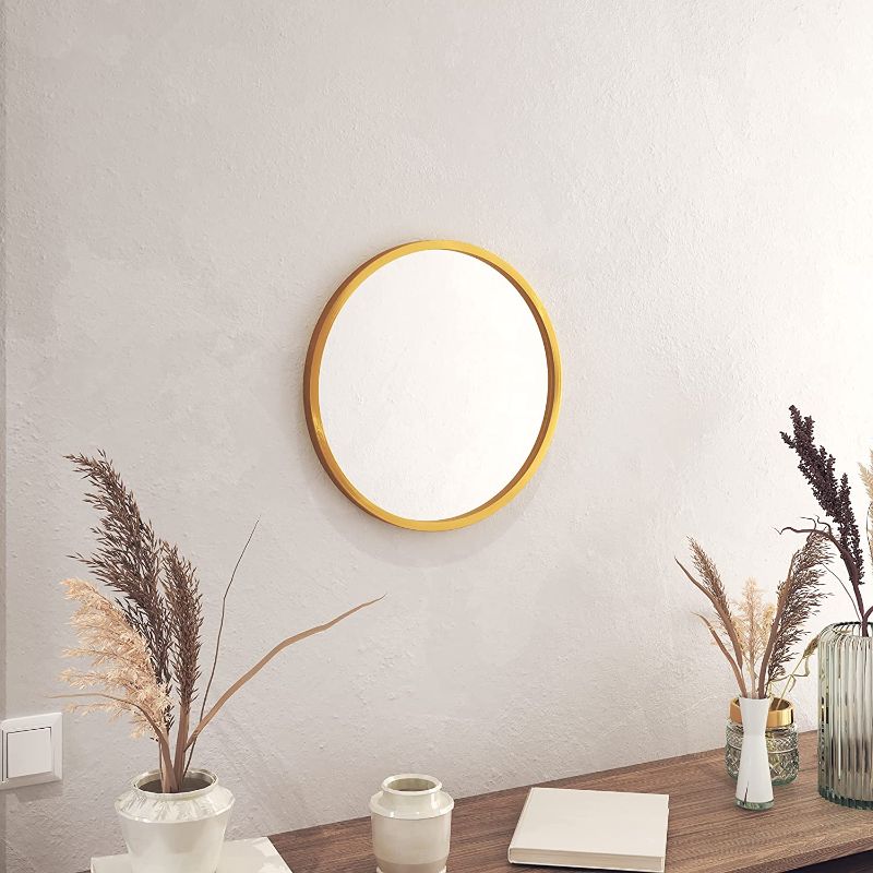 Photo 1 of 16'' DIAMETER GOLD EDGED MIRROR