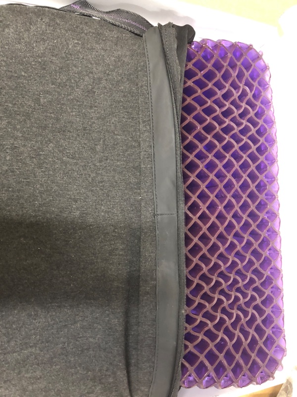 Photo 1 of Purple Royal Seat Cushion - Seat Cushion for The Car Or Office Chair - Temperature Neutral Grid