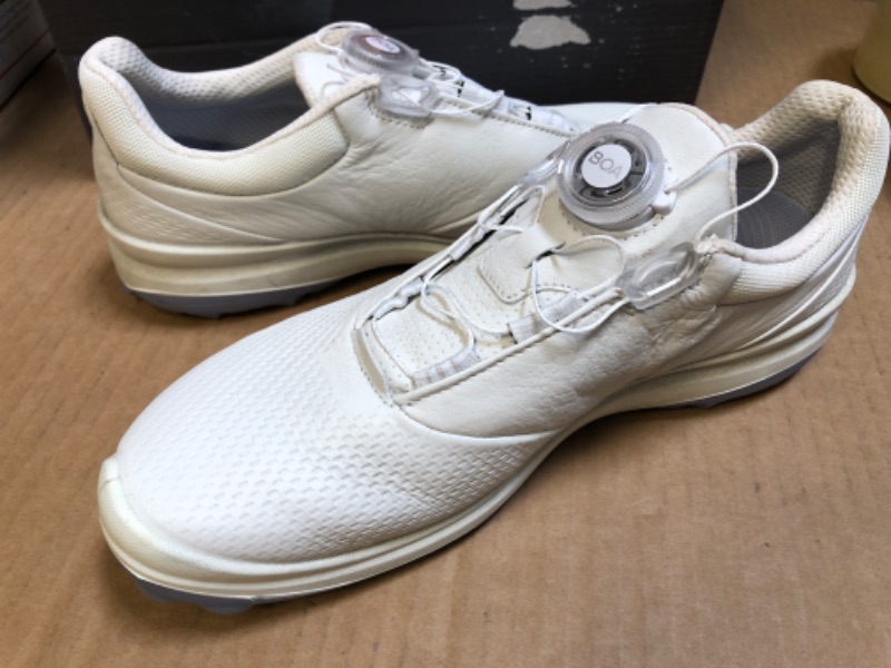 Photo 3 of 9.5---ECCO Women's Biom Hybrid 3 Boa Hydromax Water Resistant Golf Shoe 9-9.5 White---dirty