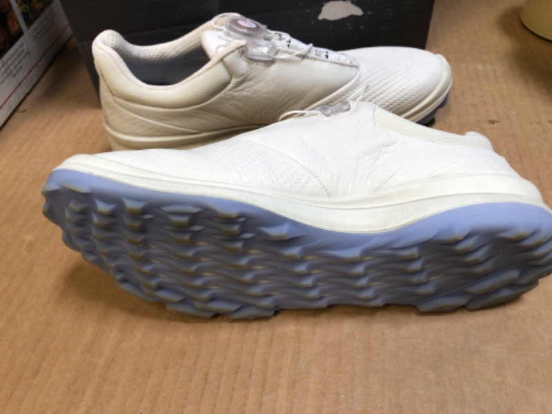 Photo 2 of 9.5---ECCO Women's Biom Hybrid 3 Boa Hydromax Water Resistant Golf Shoe 9-9.5 White---dirty