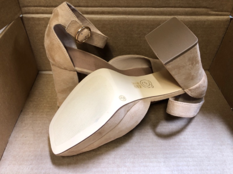 Photo 3 of 9---Chinese Laundry Women's Oaklen Pump 9 Nude Suede