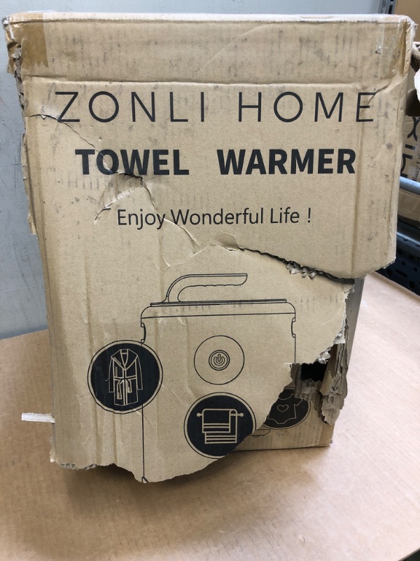 Photo 4 of ZonLi Towel Warmer - Luxury Towel Warmers for Bathroom, 1 Min Fast Heating, 4 Timer Settings, 1 Hour Auto Off, Fits Up to 2 Oversize Towels, Blankets, PJ's, Best Gift for Her (Light Grey)