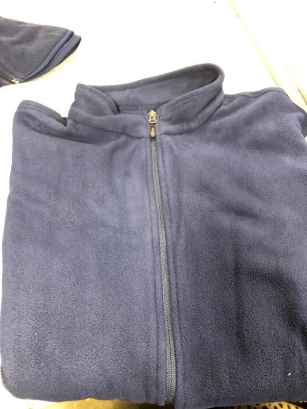Photo 1 of Amazon Essentials Women's Classic-Fit Long-Sleeve Full-Zip Polar Soft Fleece Jacket (Available in Plus Size) Polyester Navy XX-Large