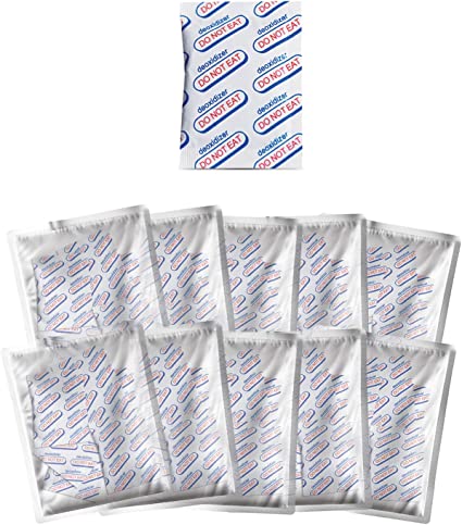Photo 1 of 200cc (10 Individual Pack of 10 Packets, Total 100 Packets) Oxygen Absorbers for Food Storage, Food Grade Oxygen Absorbers Packets for Food (200CC(100-Pack)) - Sealed