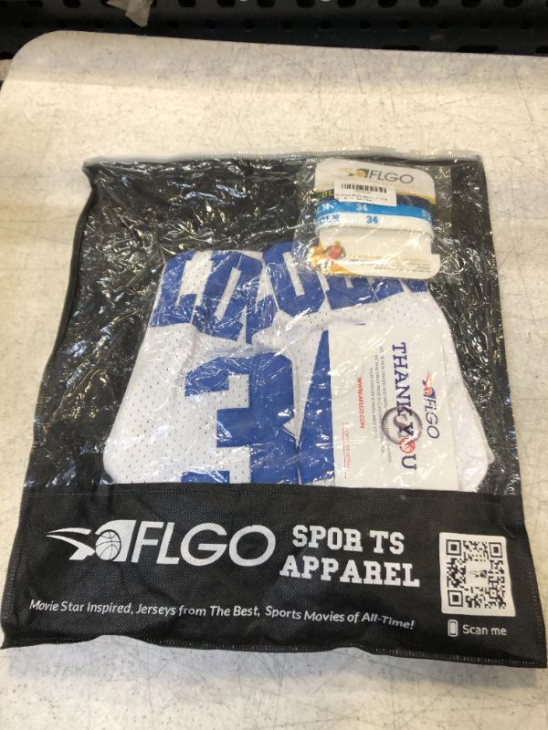 Photo 2 of AFLGO Jesus Shuttlesworth #34 Lincoln High School Stitched Basketball Jersey White Small