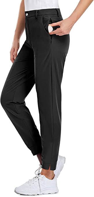 Photo 1 of Koscacy Pro Golf Pants Quick Dry Straight Ankle Pants for Hiking or Work with Zipper Pockets Trousers SIZE S 