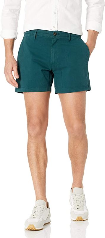 Photo 1 of Amazon Essentials Men's Slim-Fit 5" Flat-Front Comfort Stretch Chino Short (Previously Goodthreads) SIZE 29
