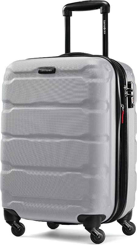 Photo 1 of 
Samsonite Omni PC Hardside Expandable Luggage with Spinner Wheels, Carry-On 20-Inch, Silver
