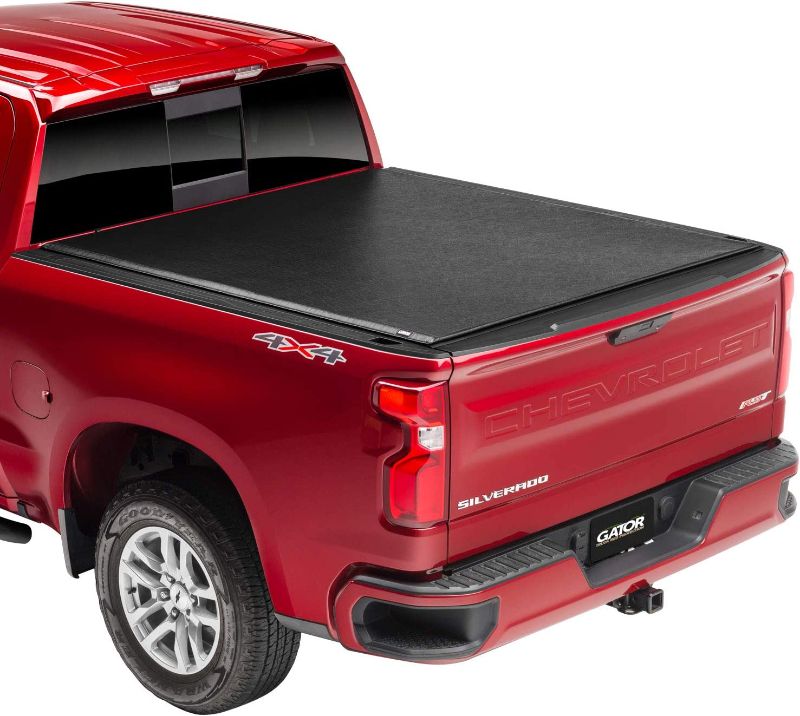 Photo 1 of Lund Genesis Elite Roll Up Soft Roll Up Truck Bed Tonneau Cover | 96854 | Fits 2020 - 2023 Chevy/GMC Silverado/Sierra 2500HD/3500HD 6' 10" Bed (82.2")