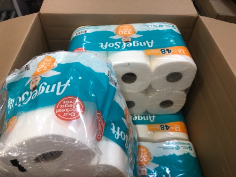 Photo 1 of Angel Soft® Toilet Paper, 12 ROLLS PER BAG, 4 BAGS 