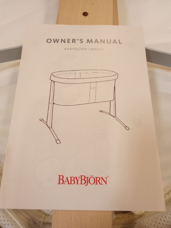 Photo 5 of BABYBJORN Cradle - White, 31x23x26 Inch (Pack of 1) ----- item is new