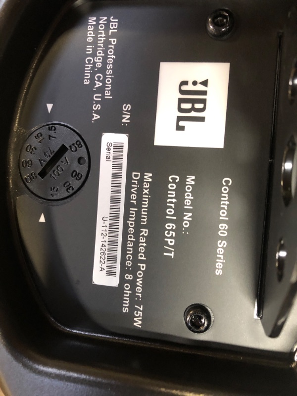 Photo 3 of JBL Professional C65P/T Compact Full-Range Hanging Pendant Speaker, Black, Sold as Pair Black 5.25-Inch Pendant Speaker