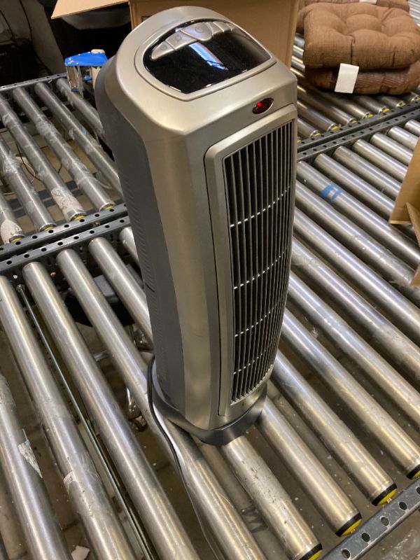 Photo 3 of Lasko 1500W Digital Ceramic Space Heater with Remote, 755320, Silver