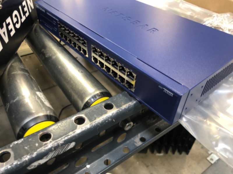 Photo 5 of NETGEAR 24-Port Gigabit Ethernet Unmanaged Switch (JGS524) - Desktop or Rackmount, and Limited Lifetime Protection 24 port | Rackmount