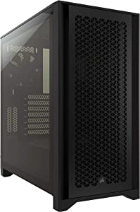 Photo 1 of Corsair 4000D Airflow Tempered Glass Mid-Tower ATX PC Case - Black