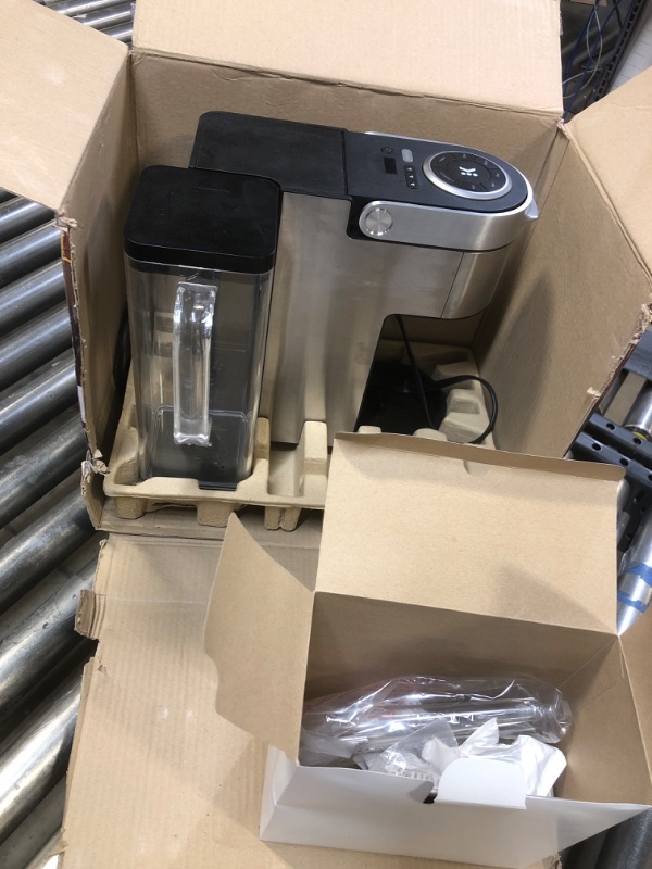 Photo 1 of Keurig K-Supreme Plus Coffee Maker, Single Serve K-Cup Pod Coffee Brewer, With MultiStream Technology, 78 Oz Removable Reservoir, and Programmable Settings, Stainless Steel (DOES NOT POWER ON FOR PARTS ONLY)