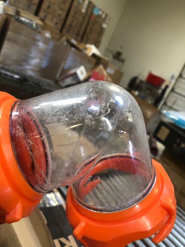 Photo 1 of Camco Rhino Portable RV Waste Holding Tank with Hose and Accessories, 28 Gallons (39004) , Gray----THERE IS MUD ON THE ITEM 