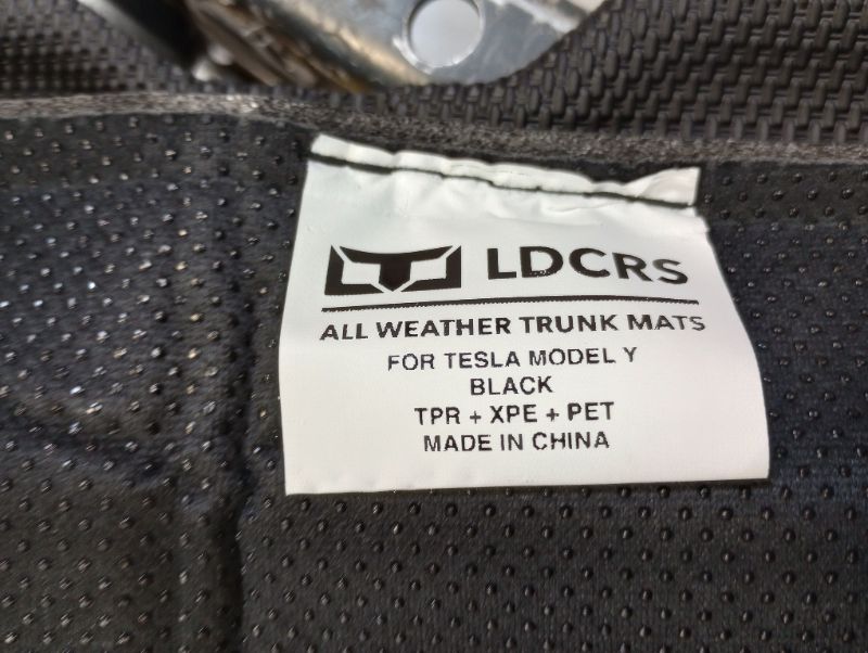 Photo 4 of LDCRS Tesla Model Y Trunk Mat 2023 2022 2021 - All Weather Trunk Liner - Premium 3D Waterproof Trunk Cargo Liner Without Logo - Heavy Duty Non Slip Trunk Mats ------ item is new