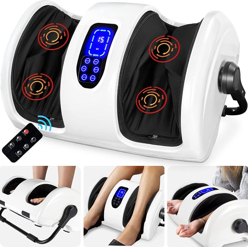 Photo 1 of Best Choice Products Foot Massager Machine Shiatsu Leg Massager, Therapeutic Reflexology Calf Massager w/ Blood Circulation, Nerve Pain, Deep Kneading,...------out of the box new 
