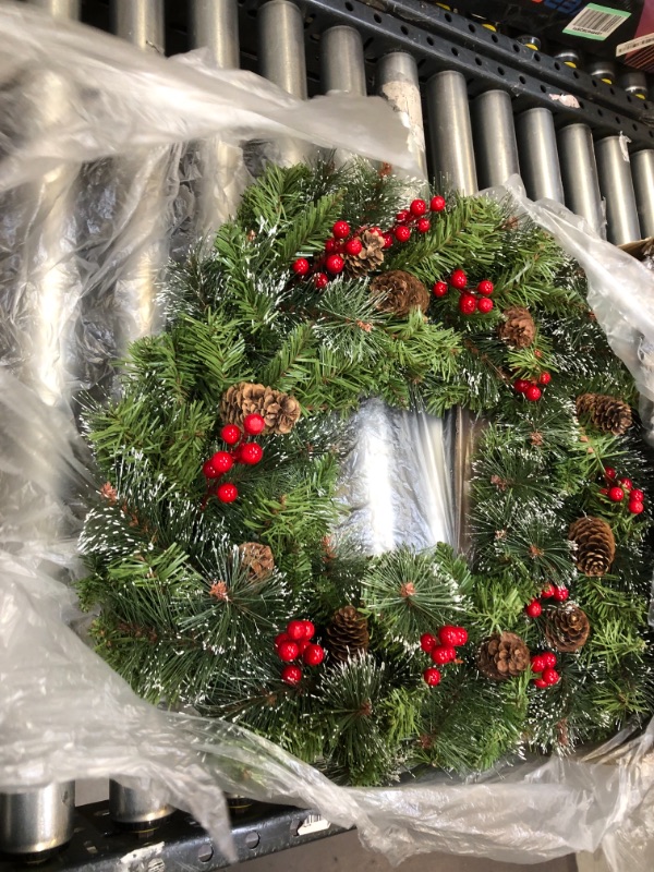 Photo 1 of large christmas wreath 