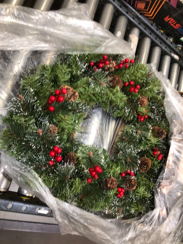 Photo 1 of large christmas wreath 