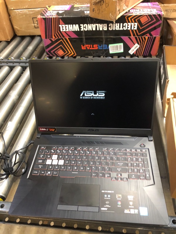 Photo 9 of 2021 ASUS TUF Gaming F17 FX706HE-211.TM17 (i5-11260H, 16GB RAM, 512GB NVMe SSD, RTX 3050Ti 4GB, 17.3" FHD 144Hz, Windows 10) Gaming Notebook - Eclipse Gray----out of the box new 
