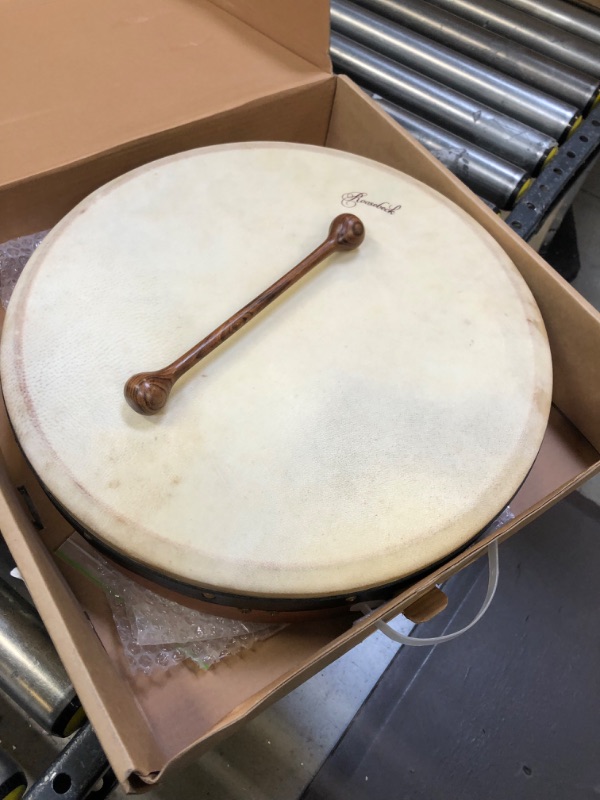 Photo 4 of 16" Red Cedar Bodhran Drum - T-bar