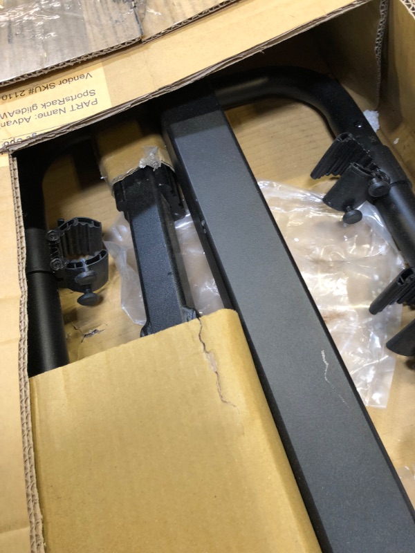 Photo 5 of Heininger 2110 Advantage Sports Rack glideAWAY2 Deluxe 4 Bike Rack Carrier------there is hardware loose in the box and missing some hardware -