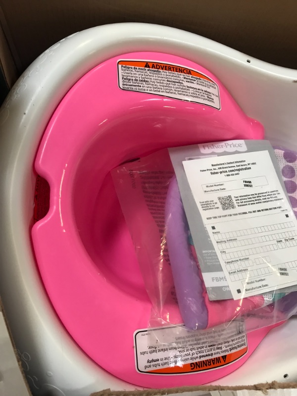 Photo 3 of Fisher-Price 4-in-1 Sling 'n Seat Tub 1 Count (Pack of 1) Pink