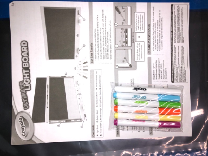 Photo 1 of Crayola Ultimate Light Board Blue, Drawing Tablet, Toys & Gifts For Kids, Ages 6, 7, 8, 9 [Amazon Exclusive]