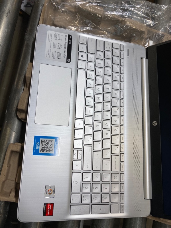 Photo 3 of HP 15.6" FHD, Athlon N3050, 4GB RAM, 128GB SSD, Silver, Windows 10 Home in S Mode Plus Microsoft Office, 15-ef1001wm