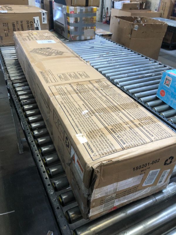 Photo 1 of Max & Lily Bunk Bed, Twin-Over-Twin Wood Bed Frame For Kids, White Twin/Twin White