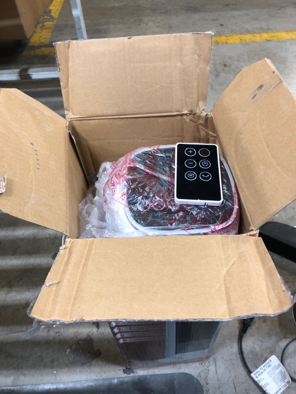 Photo 1 of PELONIS PHTPU1501 Ceramic Tower 1500W Indoor Space Heater with Oscillation, Remote Control, Programmable Thermostat & 8H Timer, ECO Mode, Tip-Over Switch & Overheating Protection, White PTC Heater White