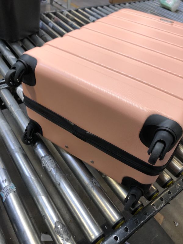Photo 5 of COOLIFE Luggage 3 Piece Set Suitcase Spinner Hardshell Lightweight TSA Lock 4 Piece Set sakura pink