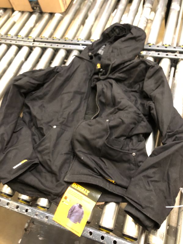 Photo 3 of DEWALT Size Large Black Polyester Heated Jacket