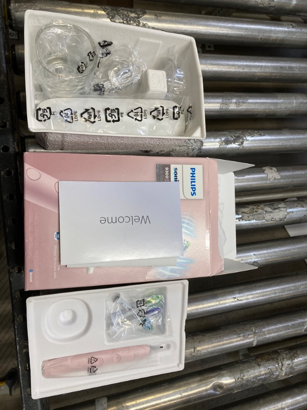 Photo 1 of Philips Sonicare DiamondClean Smart 9300 Rechargeable Electric Power Toothbrush, Pink, HX9903/21