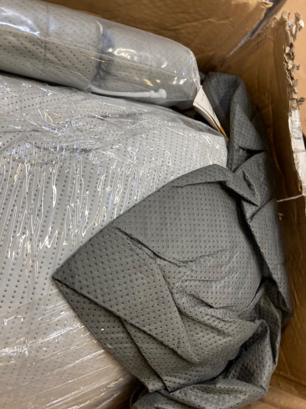 Photo 1 of ADCO 36840 Designer Series Olefin HD Travel Trailer Cover 18' 1" - 20' , Gray/White Updated *PREV OPENED BUT STILL SEALED* PACKAGE DMG 