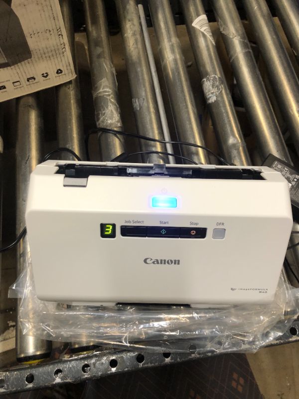 Photo 2 of Canon imageFORMULA R40 Office Document Scanner For PC and Mac, Color Duplex Scanning, Easy Setup For Office Or Home Use, Includes Scanning Software R40 Document Scanner