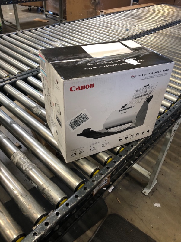 Photo 3 of Canon imageFORMULA R40 Office Document Scanner For PC and Mac, Color Duplex Scanning, Easy Setup For Office Or Home Use, Includes Scanning Software R40 Document Scanner
